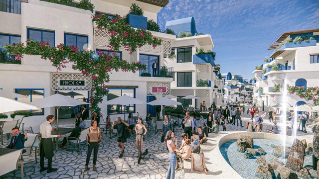 The Santo Port cửa ngõ thương mại của Hon Thom Paradise Island. Ảnh minh họa Sun Property.