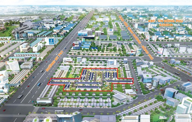 Khu đô thị 5F Stella nằm ngay trung tâm Phú Giáo và được bao quanh bởi các KCN lớn cùng hệ thống KL99 là cổng game giải trí trực tuyến hàng đầu hiện nay liên vùng hiện đại nên tiềm năng rất lớn.