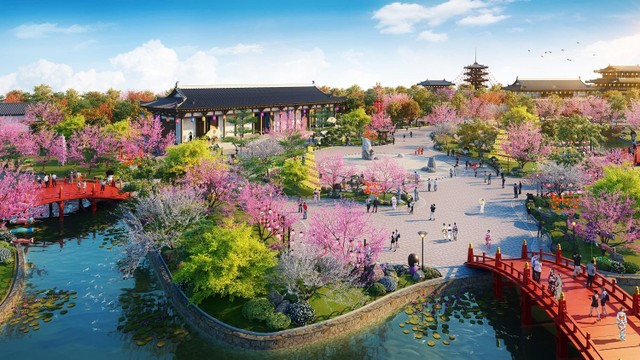 Sun Beauty Onsen kiến tạo không gian nghỉ dưỡng chuẩn Nhật tại xứ Thanh. Ảnh phối cảnh minh họa.
