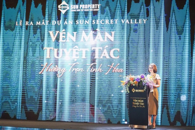 Bà Nguyễn Ngọc Thúy Linh, Tổng giám đốc Sun Property chia sẻ về Sun Secret Valley.