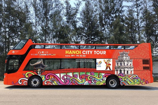 Sở Du lịch phối hợp với Tổng công ty vận tải Hà Nội triển khai Chương trình miễn phí vé trải nghiệm dịch vụ Xe buýt du lịch 2 tầng “Hanoi City tour” cho đại biểu tham dự Seagames 31. Sở Du lịch phối hợp với Tổng công ty vận tải Hà Nội triển khai Chương trình miễn phí vé trải nghiệm dịch vụ Xe buýt du lịch 2 tầng “Hanoi City tour” cho đại biểu tham dự Seagames 31.