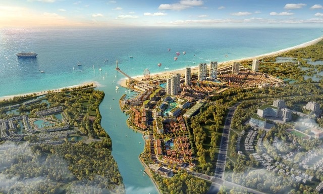 Vị thế thủy bao (biển – sông – kênh hồ hội tụ) duy nhất xuất hiện tại thị trường BĐS phía Nam.
