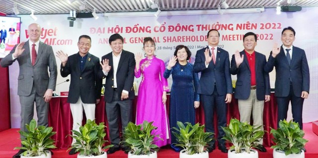 Thành viên HĐQT Vietjet nhiệm kỳ 2022-2027 ra mắt.