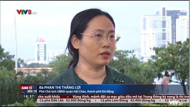 Bà Phan Thị Thắng Lợi, Phó chủ tịch UBND Quận Hải Châu, Đà Nẵng.