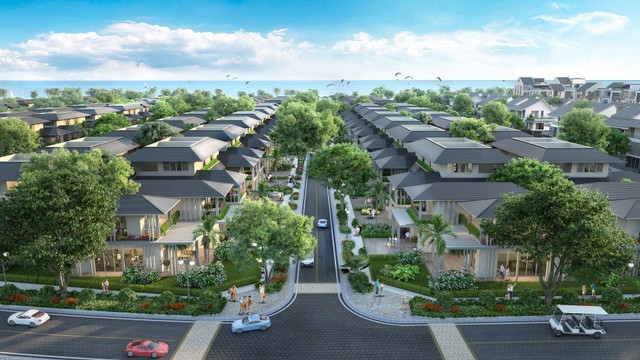 Phân khu The Oceana thuộc Sun Secret Valley. Ảnh phối cảnh minh họa.