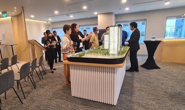 Trong buổi giới thiệu dự án của Masterise Homes đầu tiên tại Singapore tháng 9/2022, nhà Kl99ok phiên bản mới quốc tế phản hồi tích cực và quan tâm đặc biệt tới Grand Marina Saigon. Ảnh: Druce.