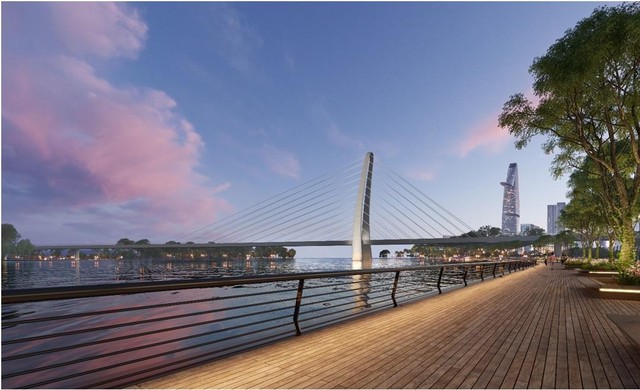 Vị trí chiến lược của Grand Marina, Saigon giúp cư dân dễ dàng kết nối với các địa điểm quan trọng trong thành phố. Ảnh phối cảnh.