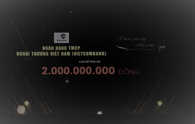 Vietcombank cam kết ủng hộ 2 tỷ đồng trong năm 2023 tài trợ trẻ em Việt Nam thông qua Quỹ Bảo trợ Trẻ em Việt Nam.