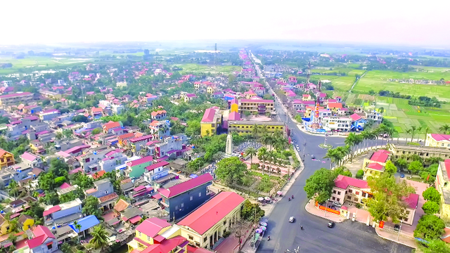 Một góc đô thị huyện Tiên Lãng. Ảnh: TK. Một góc đô thị huyện Tiên Lãng. Ảnh: TK.