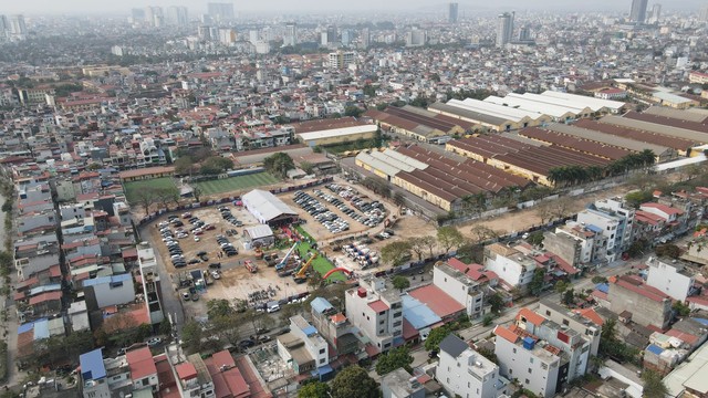 Toàn cảnh khu vực xây dựng Dự án.