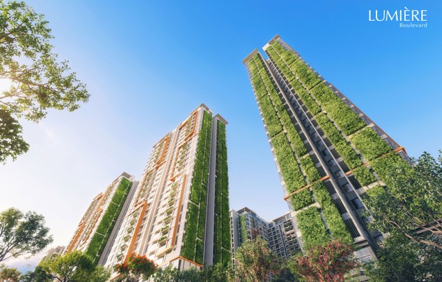 Phối cảnh dự án LUMIÈRE Boulevard. Ảnh: Masterise Homes.