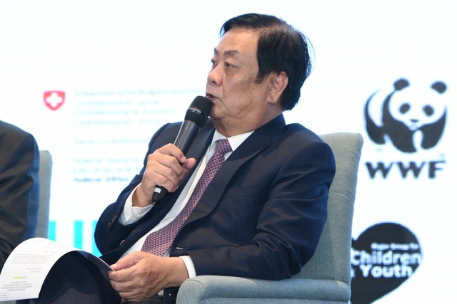 Bộ trưởng Lê Minh Hoan chia sẻ tại lễ khai mạc. Ảnh: Tùng Đinh/nongnghiep.vn.