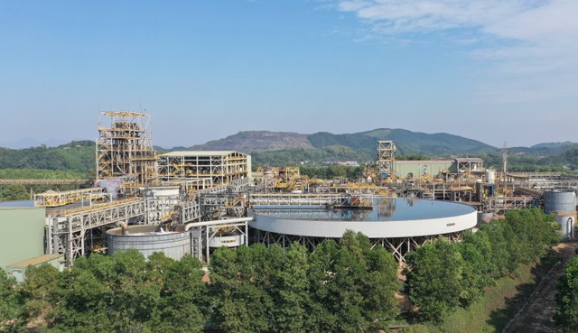 Nhà máy chế biến hiện đại của Masan High-Tech Materials tại Thái Nguyên, Việt Nam.
