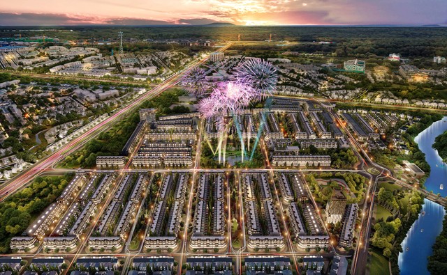 Phối cảnh khu đô thị Five Star Eco City.