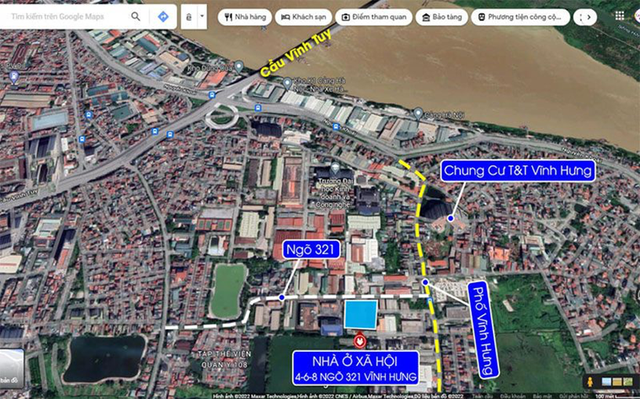 Vị trí Dự án Nhà ở Trang Chủ KL99Com Số 1 Link Đăng Ký KL999 cao tầng Vĩnh Hưng.