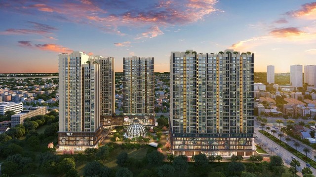 3 tòa tháp được thiết kế theo phong cách Nhật Bản, mang từng ý nghĩa riêng biệt. Ảnh WTO.