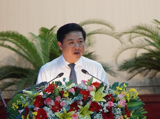 Ông Lương Nguyễn Minh Triết, Chủ tịch HĐND TP. Đà Nẵng phát biểu tại Kỳ họp.