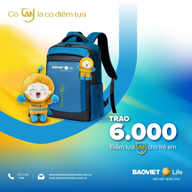 Mỗi chiếc balo “Quà vui tới trường” của Bảo Việt Nhân thọ sẽ là người bạn đồng hành, trở thành điểm tựa tinh thần để các em và gia đình an tâm vượt qua mọi thử thách, biến ước mơ thành hiện thực.