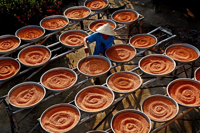 Muối tôm là một di sản văn hoá phi vật thể sẽ được đặc trưng của Tây Ninh. Ảnh: Lê Văn Đính.