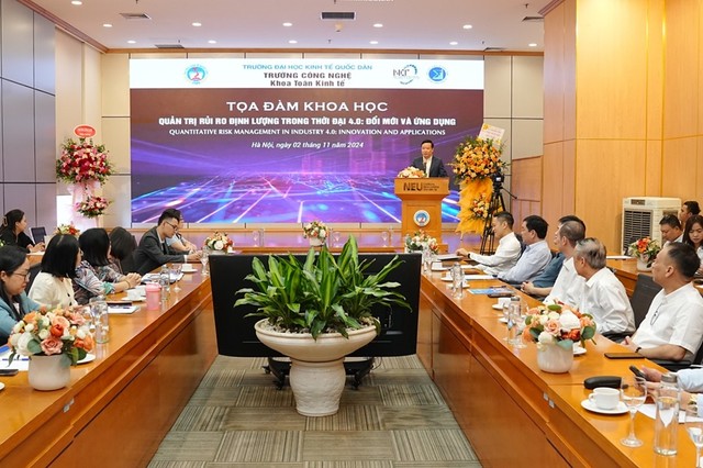 Buổi tạo đàm khoa học “Quản trị rủi ro định lượng trong thời đại 4.0” của Đại học Kl992 cổng game cá cược Quốc dân.