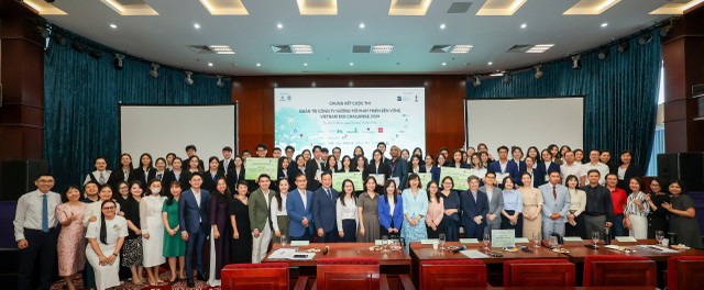 Vòng chung kết cuộc thi Viet Nam ESG Challenge 2024 diễn ra tại TP.HCM vào ngày 03/11.