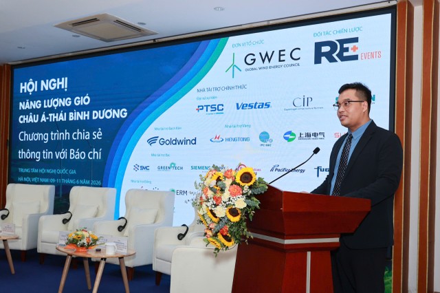 Ông Bùi Vĩnh Thắng, Giám đốc Quốc gia tại Việt Nam của GWEC. Ảnh: Chí Cường