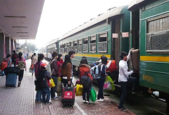 Trên chuyến tàu về quê ăn Tết ảnh 1