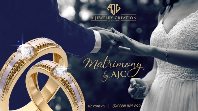 Bộ sưu tập Matrimony là dòng trang sức cưới cao cấp của AJC, được ví như món quà may mắn và hạnh phúc để tình yêu đôi lứa mãi thăng hoa