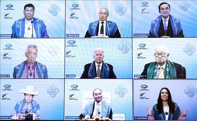 Các nhà Lãnh đạo tái khẳng định cam kết duy trì và củng cố vai trò của APEC là diễn đàn hàng đầu khu vực về hợp tác và liên kết Kl992 cổng game cá cược. (Ảnh: TTXVN)