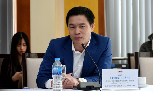 Ông Lê Đức Khánh, Giám đốc Phòng phát triển năng lực Kl99ok phiên bản mới Công ty cổ phần 99Kl99 link đăng nhập VPS trao đổi tại Tọa đàm. Ảnh: Dũng Minh