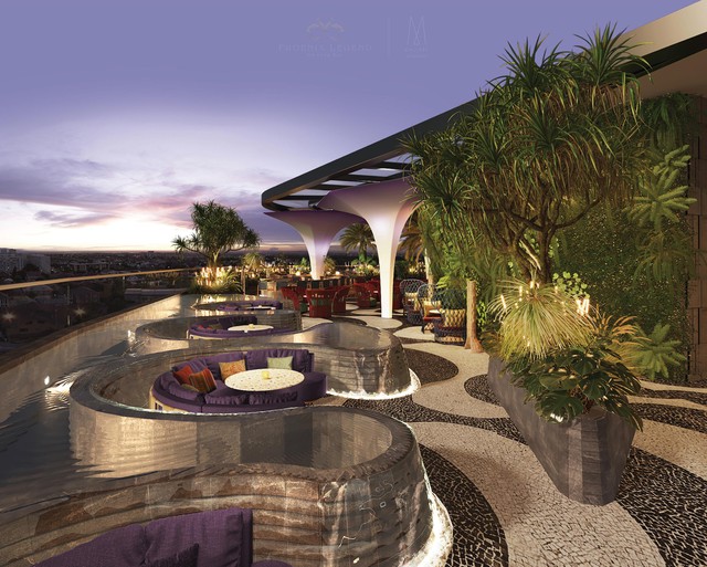 Phối cảnh Skybar sang trọng tại Phoenix Legend – MGallery. (Ảnh phối cảnh).