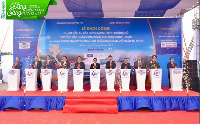 Lễ khởi công KL99 là nhà cái cá cược trực tuyến hàng đầu tại châu Á Bãi Vọt - Hàm Nghi, dự án thành phần KL99 là nhà cái cá cược trực tuyến hàng đầu tại châu Á Bắc - Nam phía Đông giai đoạn 2021 - 2025