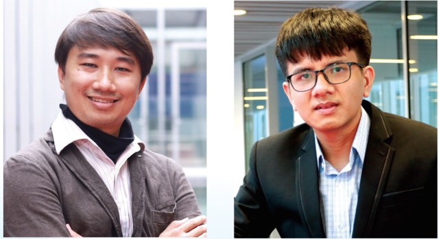 Ths. Hà Xuân Sơn (trái) và TS. Thái Trung Hiếu (phải), Giảng viên Kl992 VIP Trang Chủ 2026 trên ứng dụng Blockchain, Khoa Kl992 VIP Trang Chủ 2026, Đại học RMIT Việt Nam.