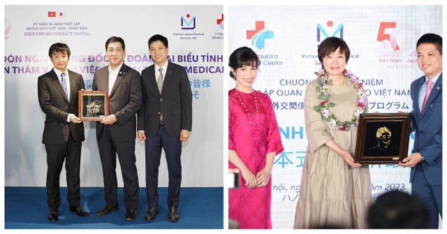 Vinh dự đón tiếp Đệ nhất Phu nhân cố Thủ tướng Shinzo Abe - Bà Akie Abe và ngài Shiota Koichi - Thống đốc vùng Kagoshima