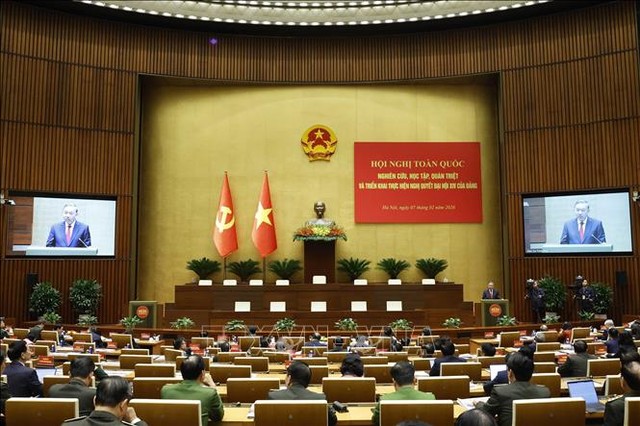 Tổng Bí thư Tô Lâm phát biểu chỉ đạo. Ảnh: Thống Nhất/TTXVN.