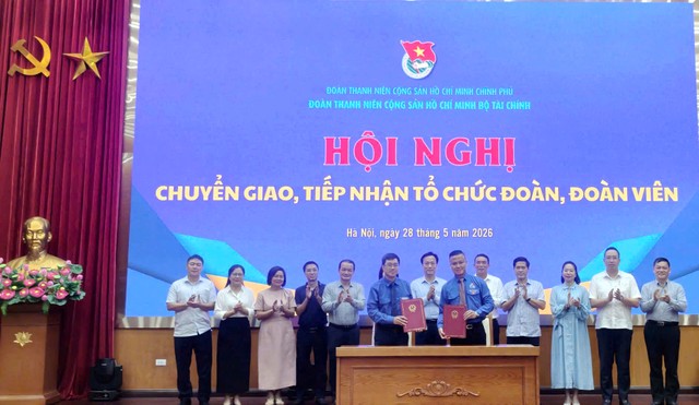 Lễ ký kết biên bản chuyển giao, tiếp nhận tổ chức Đoàn và đoàn viên trực thuộc Đoàn Thanh niên Bộ Kl991.com nạp rút nhanh.