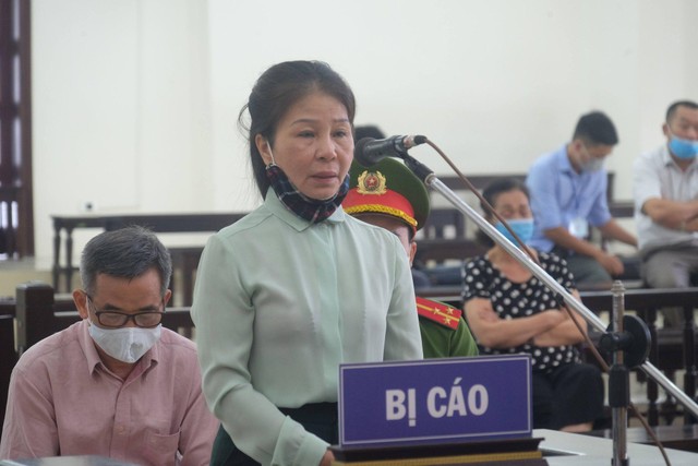 Bị cáo Nguyễn Thị Thanh Sơn.