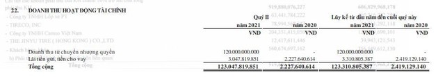 Cơ cấu doanh thu Kl991.com nạp rút nhanh của NBB trong quý II/2021