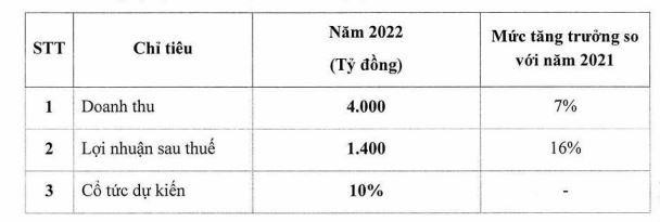 Kế hoạch năm 2022 của KDH.