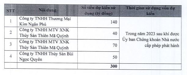 Mục đích huy động vốn của CMX để thanh toán cho nhà cung cấp nguyên vật liệu