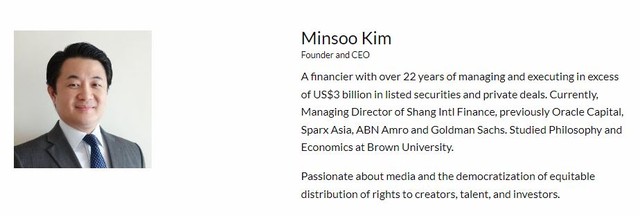 Thông tin giới thiệu ông Min Soo Kim tại Ambrasia
