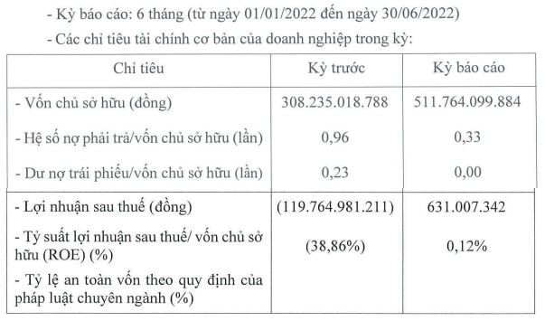 Công nghệ Thương mại Giga1 lỗ 119,76 tỷ đồng trong 6 tháng đầu năm 2021
