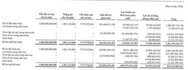 TDC bắt đầu chuyển sang lỗ lũy tại thời điểm 30/6/2023