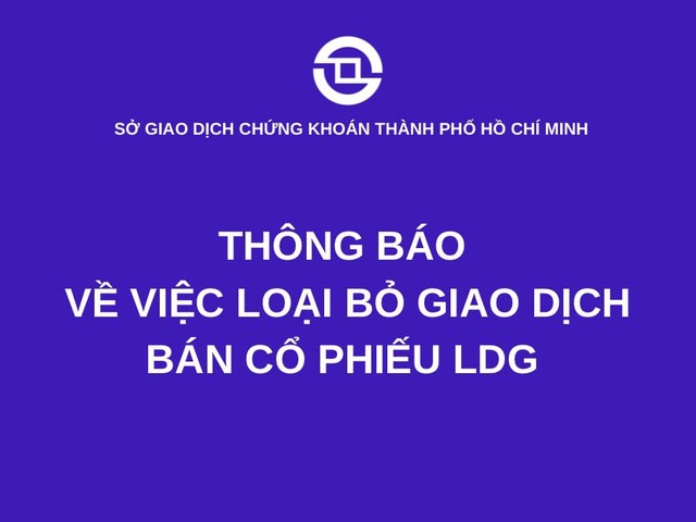 HOSE thông báo loại giao dịch bán KL99 là cổng game giải trí trực tuyến hàng đầu hiện nay LDG của Chủ tịch Nguyễn Khánh Hưng