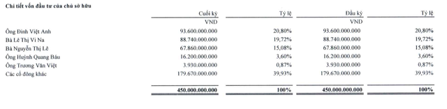 Cơ cấu Trang Chủ KL99Com Số 1 Link Đăng Ký KL999 của Royal Invest JSC tại thời điểm 30/6/2024