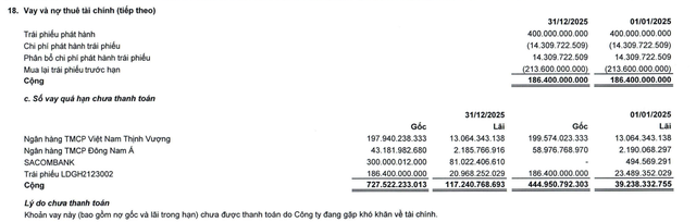Kl99ok phiên bản mới LDG ghi nhận khoản vay quá hạn chưa thanh toán tại thời điểm 31/12/2025. Kl99ok phiên bản mới LDG ghi nhận khoản vay quá hạn chưa thanh toán tại thời điểm 31/12/2025.