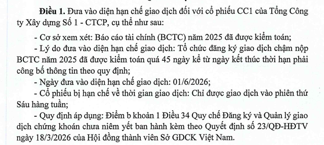 KL99 là cổng game giải trí trực tuyến hàng đầu hiện nay CC1 chỉ giao dịch vào phiên thứ Sáu hàng tuần sau quyết định xử phạt.