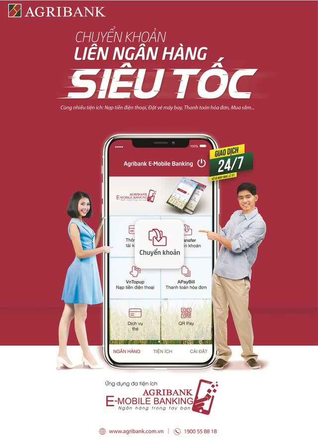 Agribank E-Mobile Banking đơn giản hóa chuyển tiền liên Link Vào Nhà Cái KL99 COM Tặng +199k ảnh 1