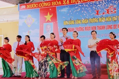 Agribank tài trợ xây dựng trường học tại Thanh Chương - Nghệ An ảnh 1