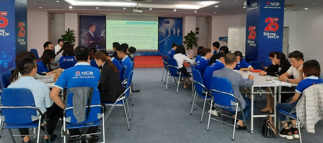NCB thường xuyên tổ chức các khóa đào tạo cho các CBNV trên toàn hệ thống
